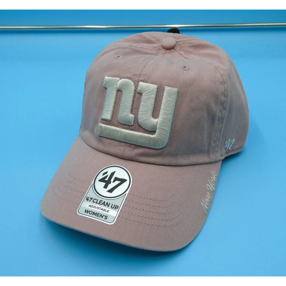 '47 Brand New York Giants Hat Womens Dusty Pink Rose Strap Cap NFL Football Team